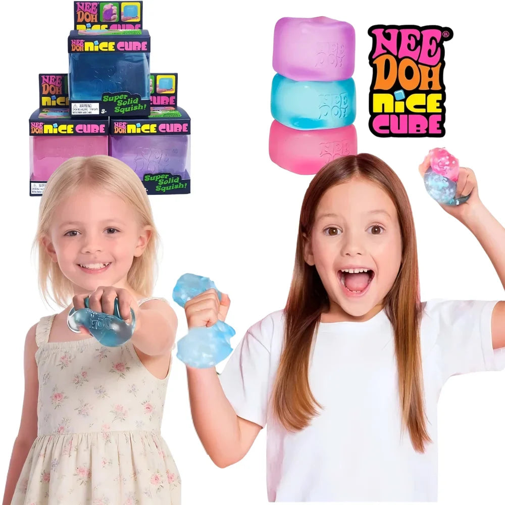 Jellyfish & Cube Squeeze Toy